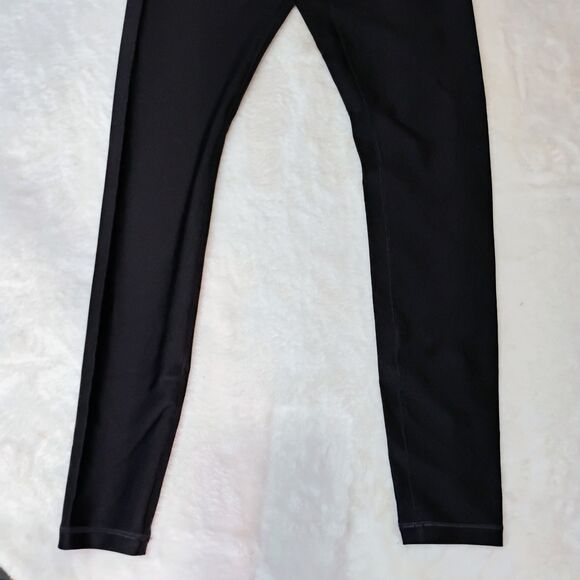 Athleta Elation Sheen Tight High Rise 7/8 Leggings XS Black Metallic Y3K Yoga - Picture 8 of 16